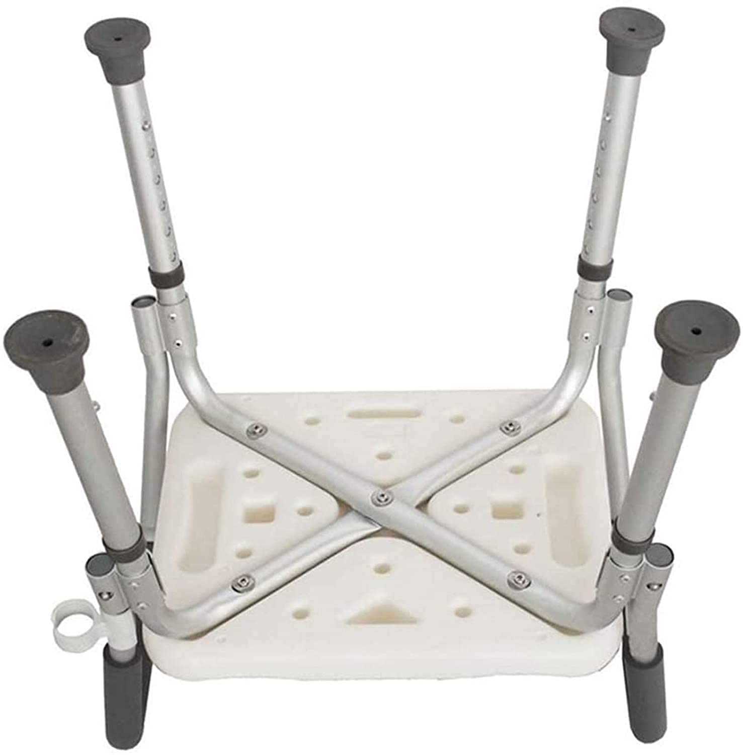 Asientos De Ducha, Sillas De Baño, Taburete De Baño Antideslizante De Altura Ajustable, Silla De Ducha De Hospital con Pasamanos, Ayuda De Ducha Sin Respaldo para Di,