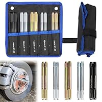 FARYODI 10 STK Radmontagehilfe Set, Fixierbolzen für Reifenmontage M12/M14/M15, Präzisions-KFZ Werkzeug für Radwechsel, Ausrichtung & Schutz der Originalbolzen, Robuste Stahlausführung