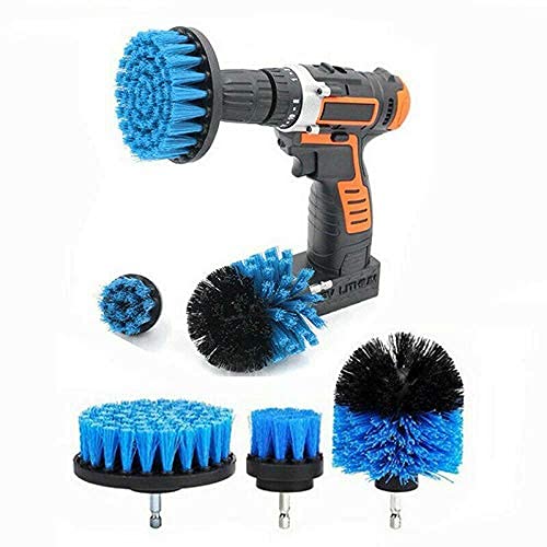 Ubersweet® Imported 3pcs Electric Drill Brushes Kitchen Tile Grout Tub