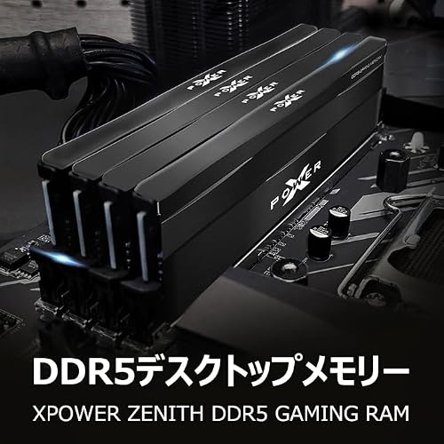 Silicon Power DDR5 64GB (2x32GB) 6000MT/s (PC5-48000) 288-pin CL30 1.35V UDIMM Desktop Memory Module RAM SP064GXLWU60AFDE Black - 2