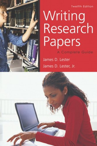 Writing Research Papers (perfect bound) (12th Edition) Writing Research Papers (perfect bound) (12th Edition)