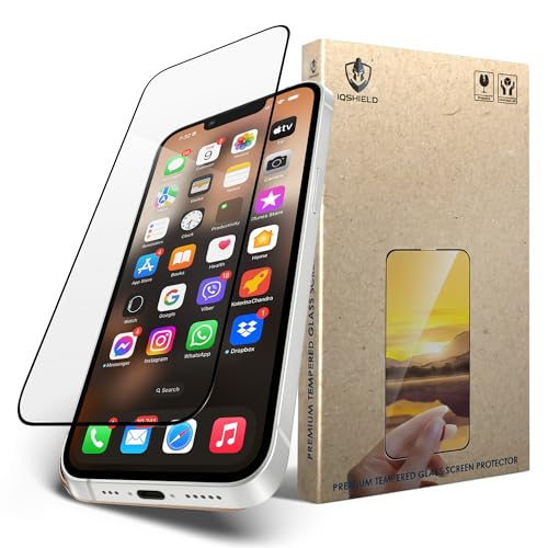 Image of IQShield Screen Protector Tempered Glass Guard for iPhone 11 Pro Max and iPhone Xs Max - 9H Hardness, HD Clear, Case Friendly [1 Pack]
