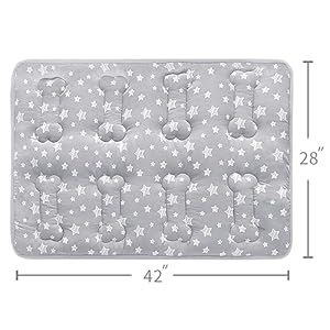Dog-Crate-Mat-42-X-28-Soft-Dog-Bed-Mat-with-Cute-Prints-Personalized-Dog-Crate-Pad-Anti-Slip-Bottom-Machine-Washable-Kennel-Pad - Cucciolini Doodles   Dog-Crate-Mat-42-X-28-Soft-Dog-Bed-Mat-with-Cute-Prints-Personalized-Dog-Crate-Pad-Anti-Slip-Bottom-Machine-Washable-Kennel-Pad