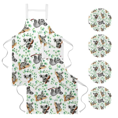 Tablier de serveuse avec broches lot de 2 pour restaurant et bar