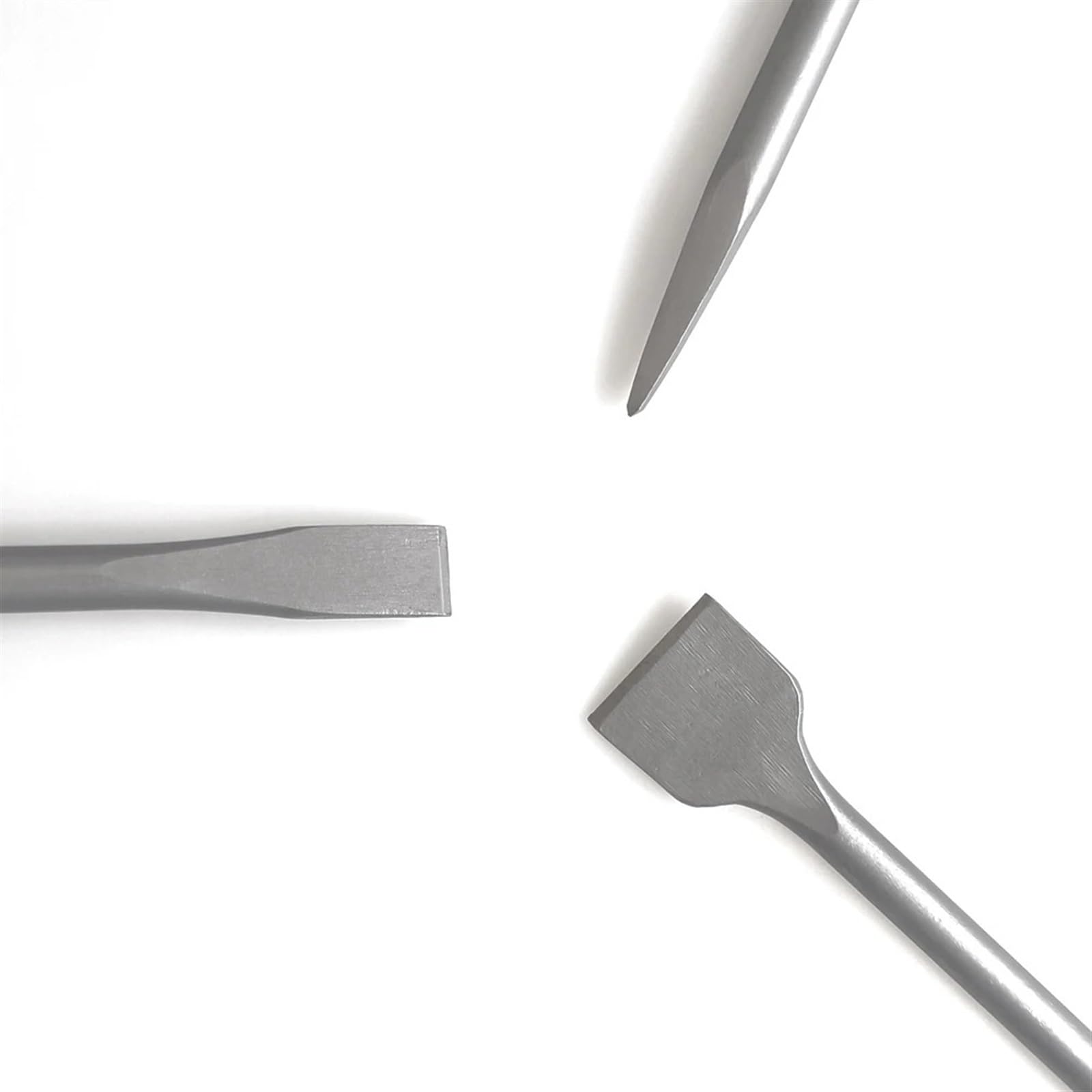 Set di Scalpelli Set di 3 scalpelli con Gambo, Punta da Trapano a Martello, scanalatura a Punta, scalpello Piatto, Utensili for muratura, for Cemento, Mattoni, Muro, Roccia