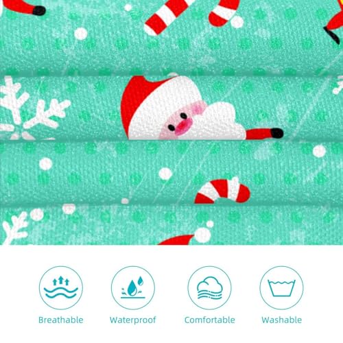 Tablier de cuisine ajustable avec 4 broches et imprimé Noël - 3