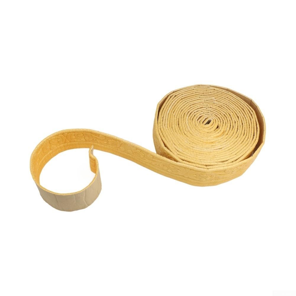 Moldura de espuma flexible dorada de 8 cm, rodapié de alta densidad de 10 metros