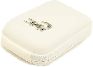 Croco® Shock Proof Water Resistant Digital Camera Case Bag - Multiple Colour (for Canon, Fuji, Sony, Panasonic Lumix, Samsung, Nikon, Pentax, Kodak, Olympus & More) - White