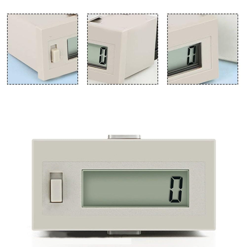 H7EC - Contatore elettrico digitale con display a 6 cifre, velocità di conteggio 10 volte/secondi, per applicazioni industriali