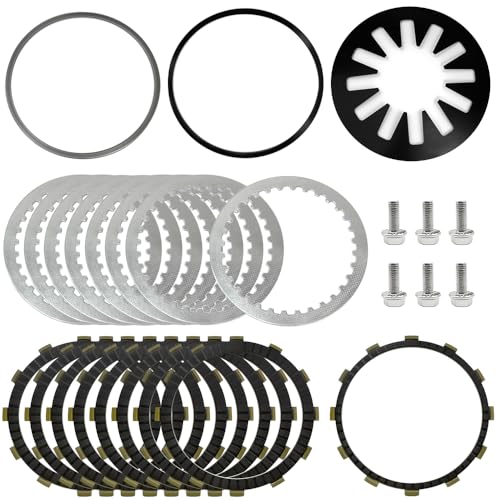 GOLKNHA Clutch Friction Steel Kit For Dyna Road Glide Road King Night Train Fat Boy Lo Tri Glide Street Glide Softail OEM#37932-98 37913-98 37871-04