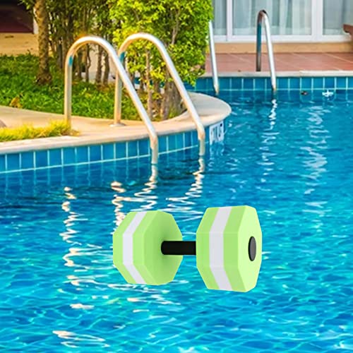 Barra de Mancuernas Acuática para Fitness Verde miniatura 7