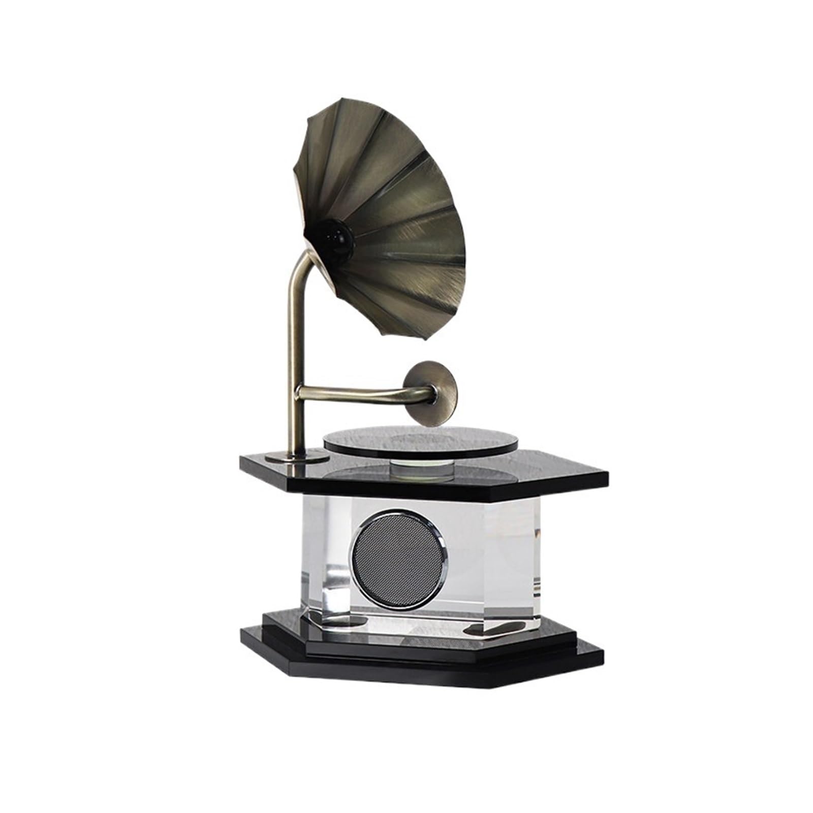 Zhaoj24-05 Art Sculptures Retro Gramophone Sculpture Modern Art Decor Statue Luxury Home Office Ornament
