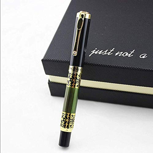 Image of HAYMAN 24 CT Gold Plated Roller Ball Pen with Box - Elegant Executive Gift (P-143)