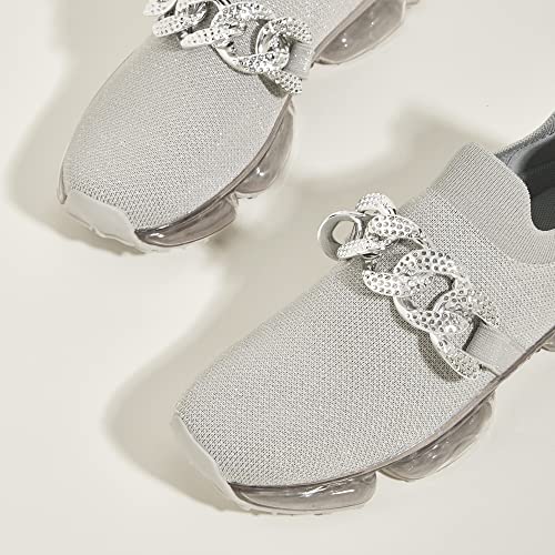 Image of LUCKY STEP Women Air Cushion Fashion Sneakers Breathable Casual Comfortable Lightweight Walking Shoes