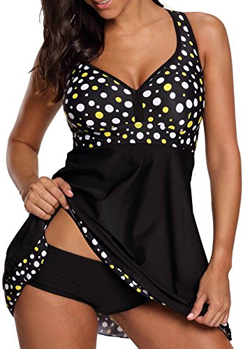 Crazycatz® Costume da bagno intero, taglia forte