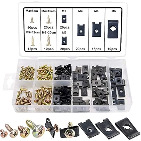 Juego de Tornillos Roscachapas WJMY 170pcs Cover
