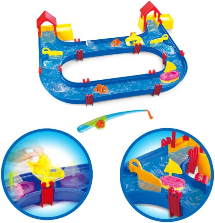 Miniatura 3 de Juguete de mesa de agua para niños pequeños de 3 a 5 años, mesa de juego de arena y agua, juguete de playa de verano para niños, juguete de agua