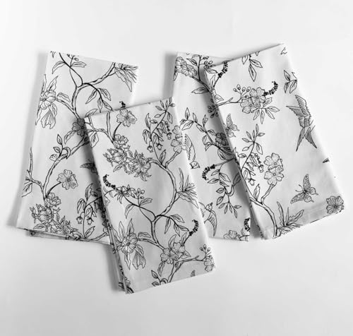 Servilletas de Tela Algodón Vargottam Floral 20x20 cm Pack 12 miniatura 1