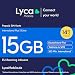 Produktbild Lyca Mobile International Plus S extra Prepaid Smartphone SIM Karte ohne Vertrag inkl. 15 GB Datenvolumen