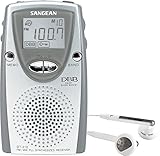 Sangean DT-210 FM-Stereo/AM PLL Synthesized Pocket Receiver (Renewed)