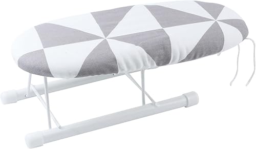 Mini tabla de planchar portátil, tabla de planchar plegable de 10.2 pulgadas, cubierta de tela para cuello, puño, esquina de hombro (estilo 3)