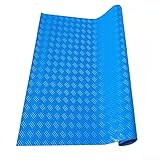 Poolleitermatte, rutschfestes Design, PVC-Material, verschiedene Größen erhältlich, lebendige blaue Farbe, tragbare Verwendung, Schwimmbadbedarf (90 x 23 cm)