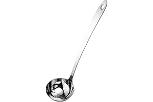 Professional Stainless Steel Soup Ladle with Long Handle
