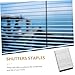 COHEALI 20Pcs Louvers Staples Shutter Repair Kit for Windows Easy Installation Blinds Accessory for Plantation Shutters Compatible with All Types of Blinds Enhance Home Appearance