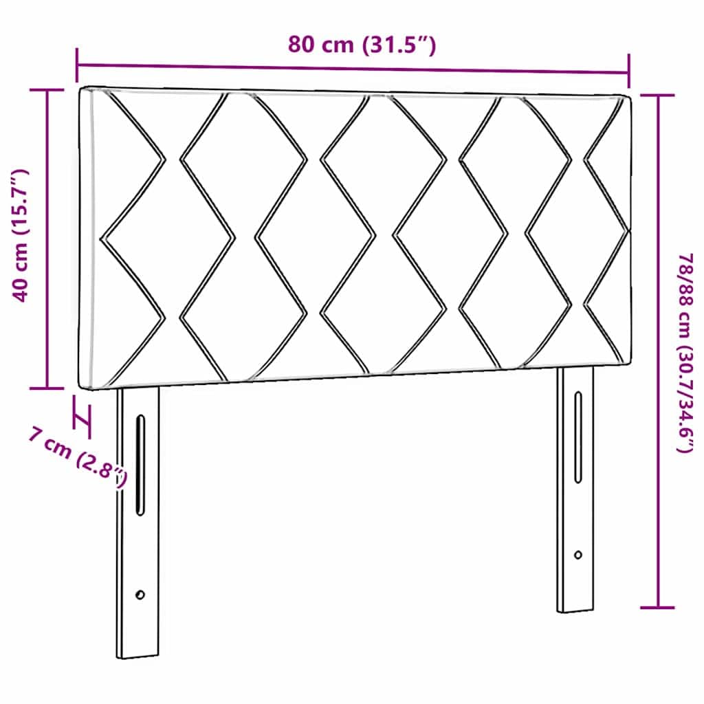 Cabecero verde oscuro 80 cm terciopelo 78/88 cm ajuste altura madera de pino dormitorio invitados habitación juvenil