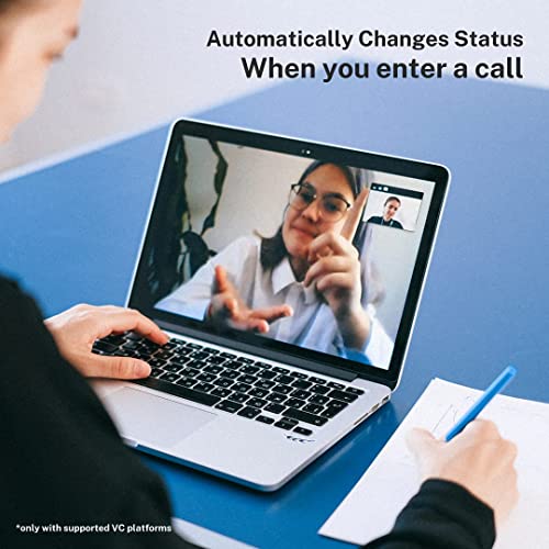 Image of sPresence Cube | DND /Busy Light | Busylight |Smart Status Light | Wireless Presence Indicator | Works on MacOSX & Win10 /11 | Zoom, Skype for Business, Microsoft Teams, Webex