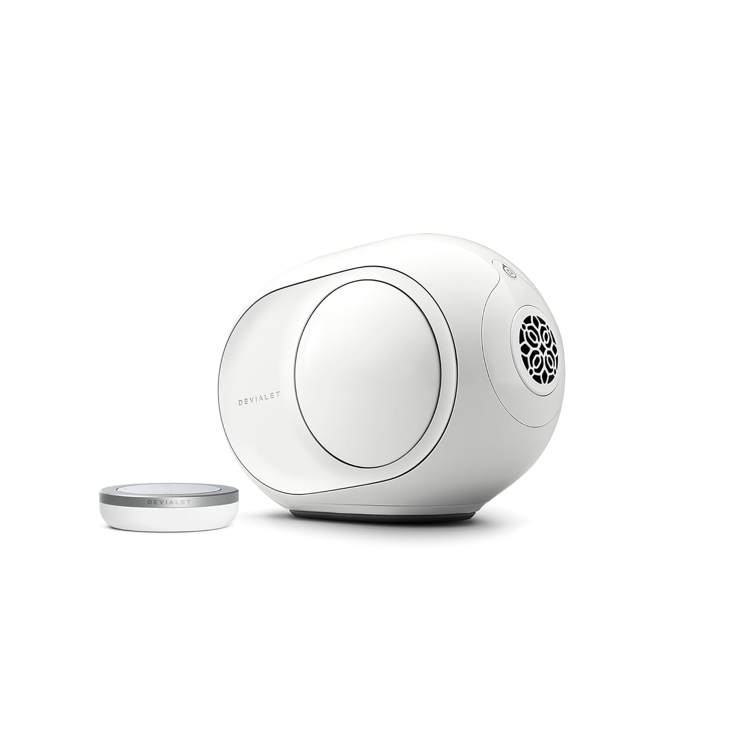 Devialet - Phantom II 98 dB - Compact Wireless Speaker with Remote - Iconic White - High-Fidelity Sound
