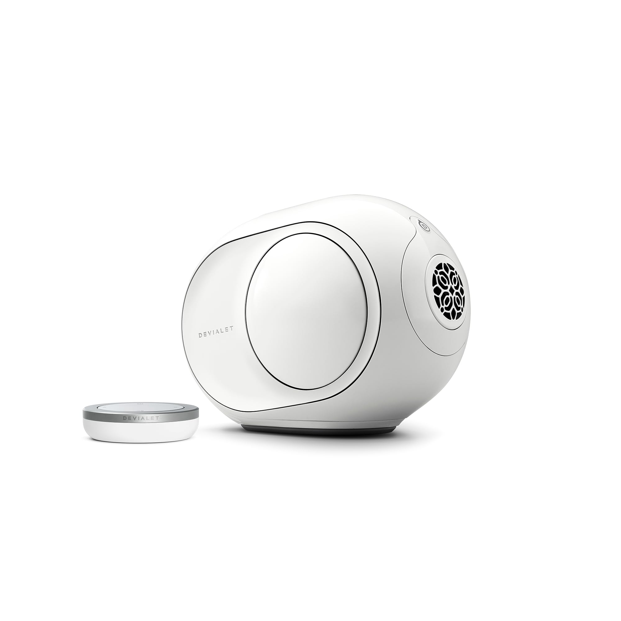 Devialet - Phantom II 98 dB - Compact Wireless Speaker with Remote - Iconic White - High-Fidelity Sound