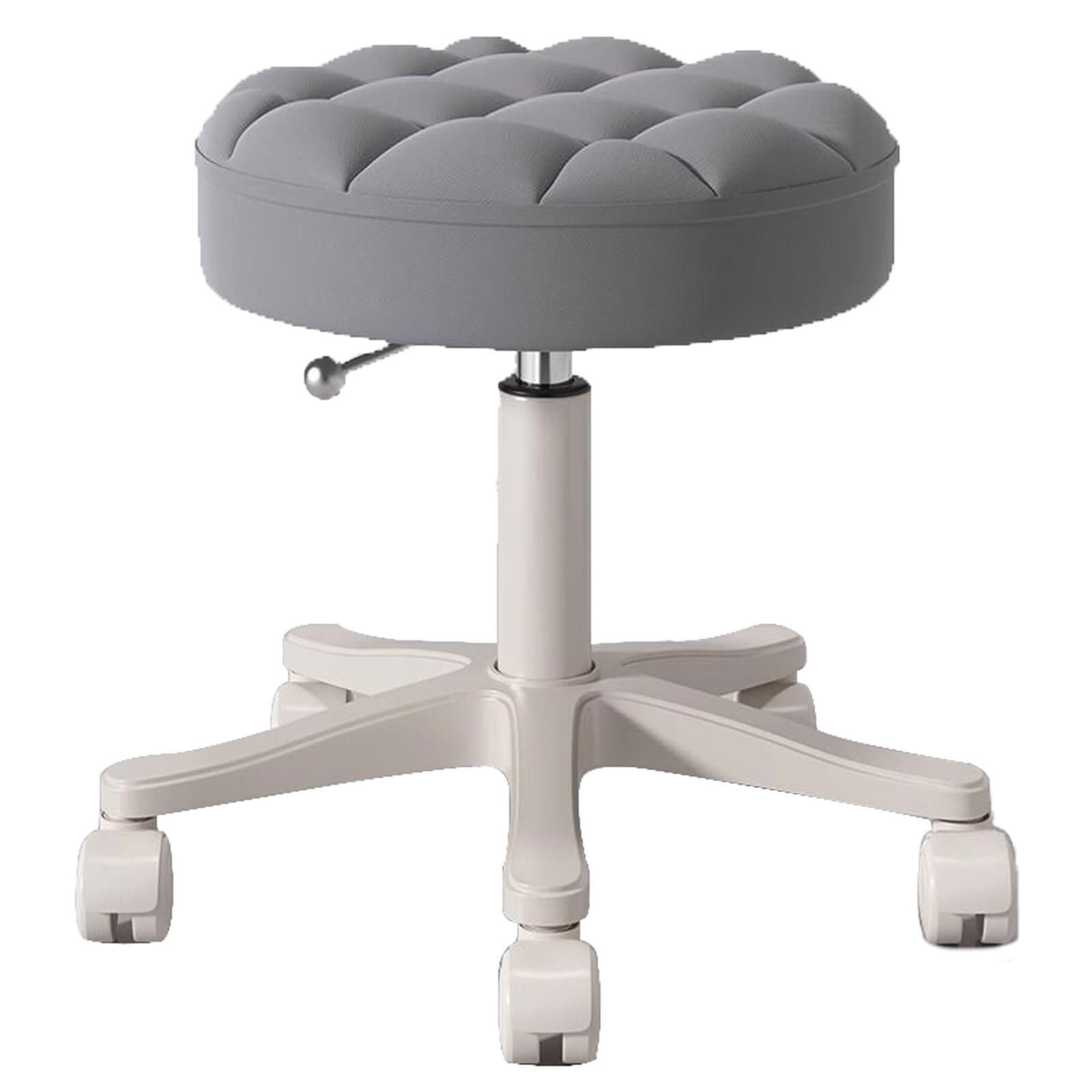 Taboret z kółkami, wytrzymały fotel obrotowy, ergonomiczna konstrukcja do użytku medycznego i warsztatowego
