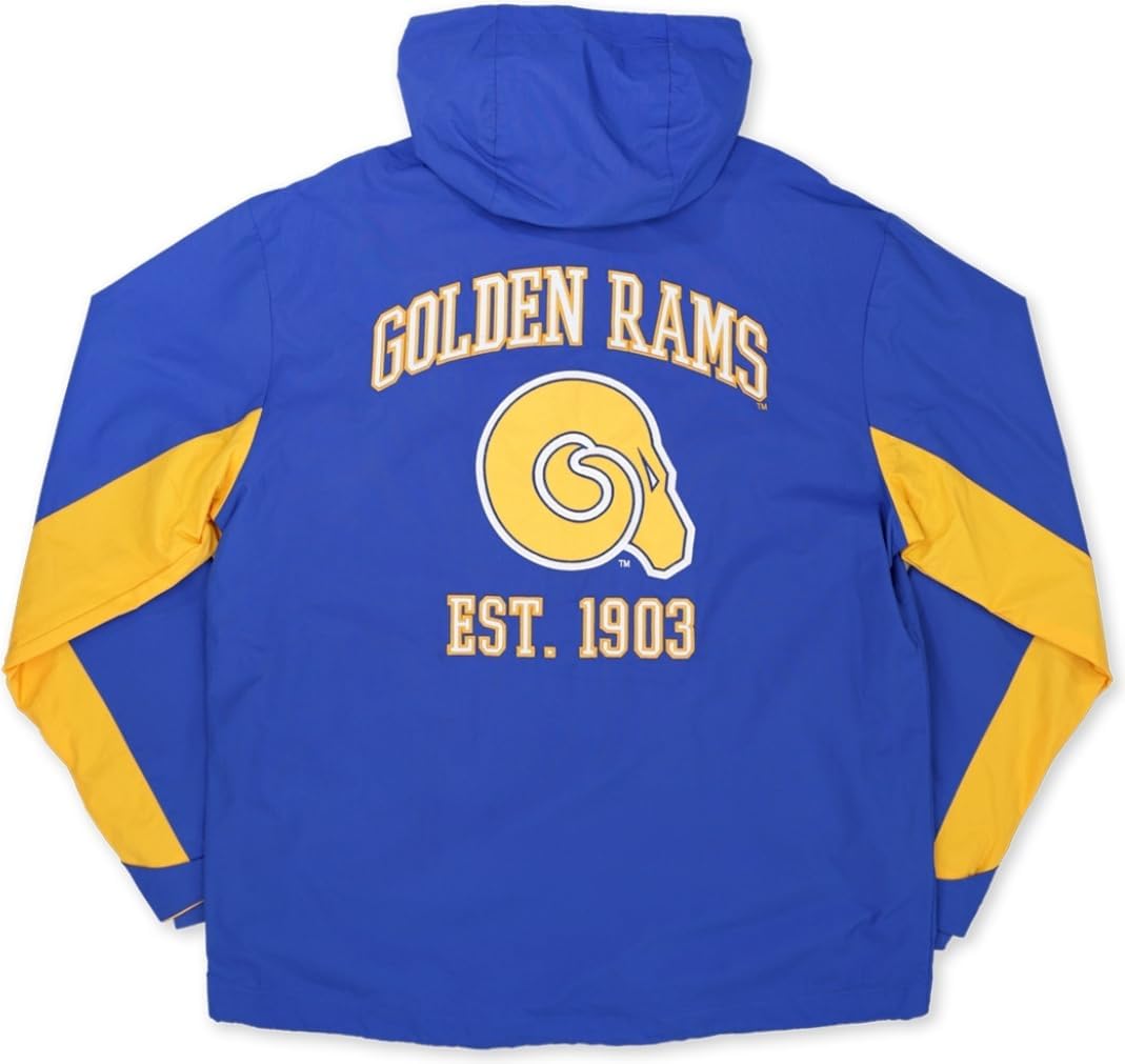 Big Boy Albany State Golden Rams S8 Mens Windbreaker Jacket [Royal Blue] - ID#44932-146-207-0-0
