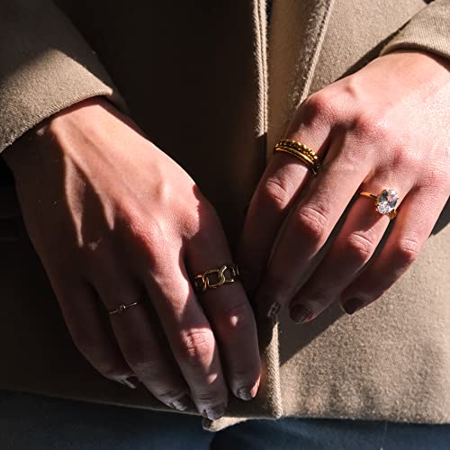 LEMON GRASS 3.5ct Oval Solitaire Engagement Ring Thin Band in Sterling Silver 925 Size 4-94