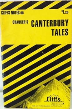 Paperback Cliffs Notes Canterbury Tales Book