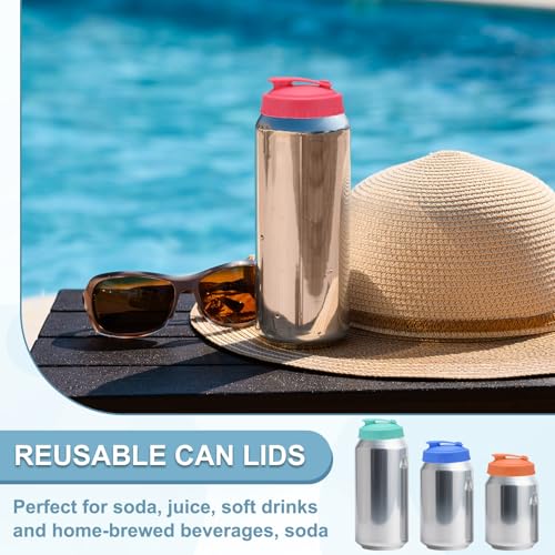 Tapas de silicona para latas de refrescos que evitan derrames y pérdida de gas 7