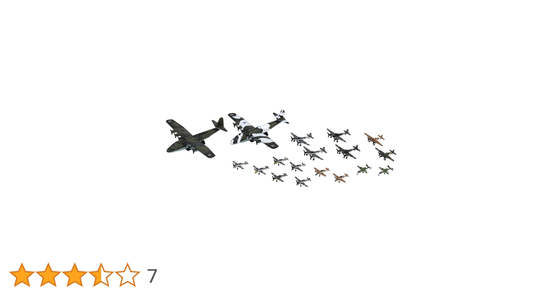 模型4個 S61 1/700 WWII ドイツ空軍機セット4 | ピットロード PIT-ROAD