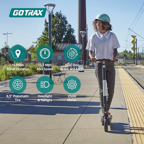 Image of Gotrax XR Elite Electric Scooter, 8.5 inch Honeycomb Tire, Max 18 Mile and 15.5Mph by 300W Motor, Bright Headlight and Taillight, Aluminum Alloy Frame and Cruise Control, Foldable Escooter for Adult Black