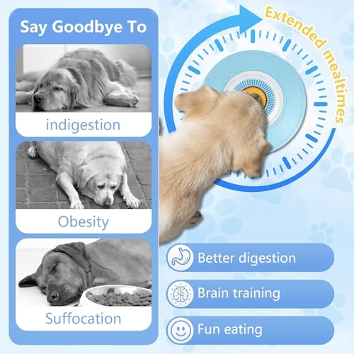 Dog Lick Bowl, Non-Slip Licking Toys for Dogs, Anxiety Relief and Slow Feeder Dog Bowls, Easy-to-Clean Liquid and Soft Food Feeder for Dogs and Cats — view 6