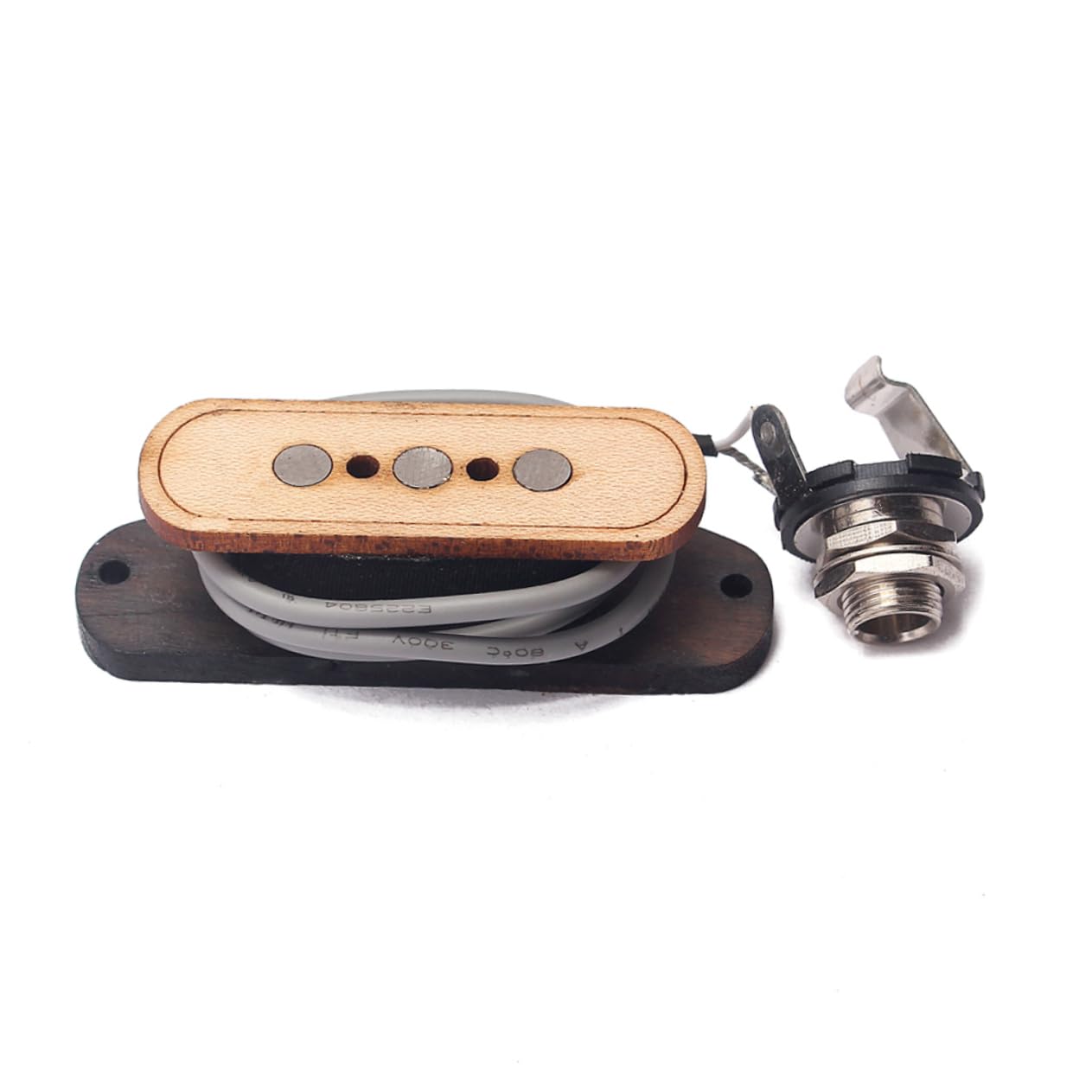 De Guitarra De Tres Cuerdas De Arce Bobina Encerada De Boca De Guitarra Repuesto