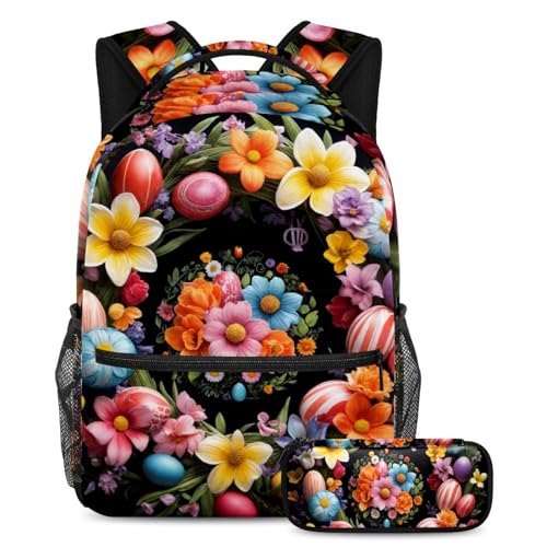 Sac à dos 2 pièces grand volume anti-affaires froissées pour fournitures scolaires filles
