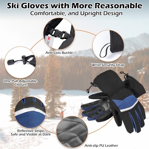 Guanti Invernali Da Golf FootJoy WinterSof - Uomo, Taglia ML, Colore Nero (1 Paio)