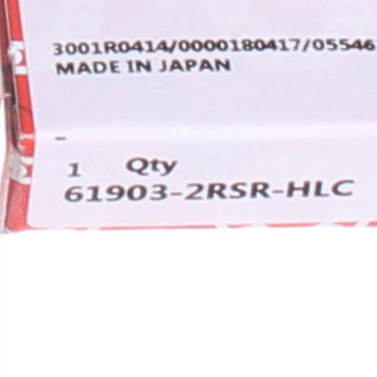 61903 2RS MAX / MR61903VRS Roulement à Billes Entièrement Sphériques 17 X 30 X 7 Mm Roulement Industriel 61903RS