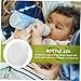 Beatifufu Milk Bottle Sealing Discs Set 10 Pack Plastic Caps Leakproof Easy to Clean Essential for Breastfeeding Routine