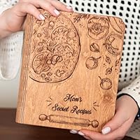 Algopix Similar Product 13 - ENJOY THE WOOD Personalized Recipe Book