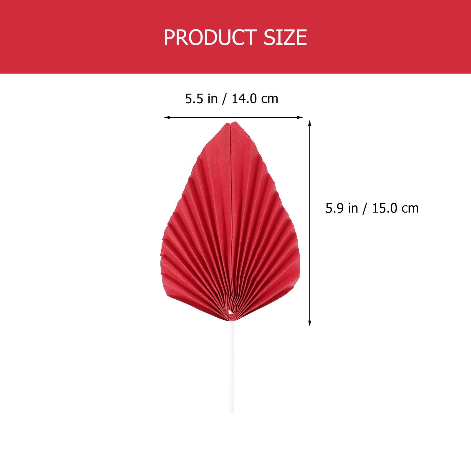 Hemoton 20pcs Palm Shaped Cupcake Picks Cake Decoration Insert Cards Party Supplies Cake Ornaments Wedding Birthday Party Palm Leaf Cake Decorations