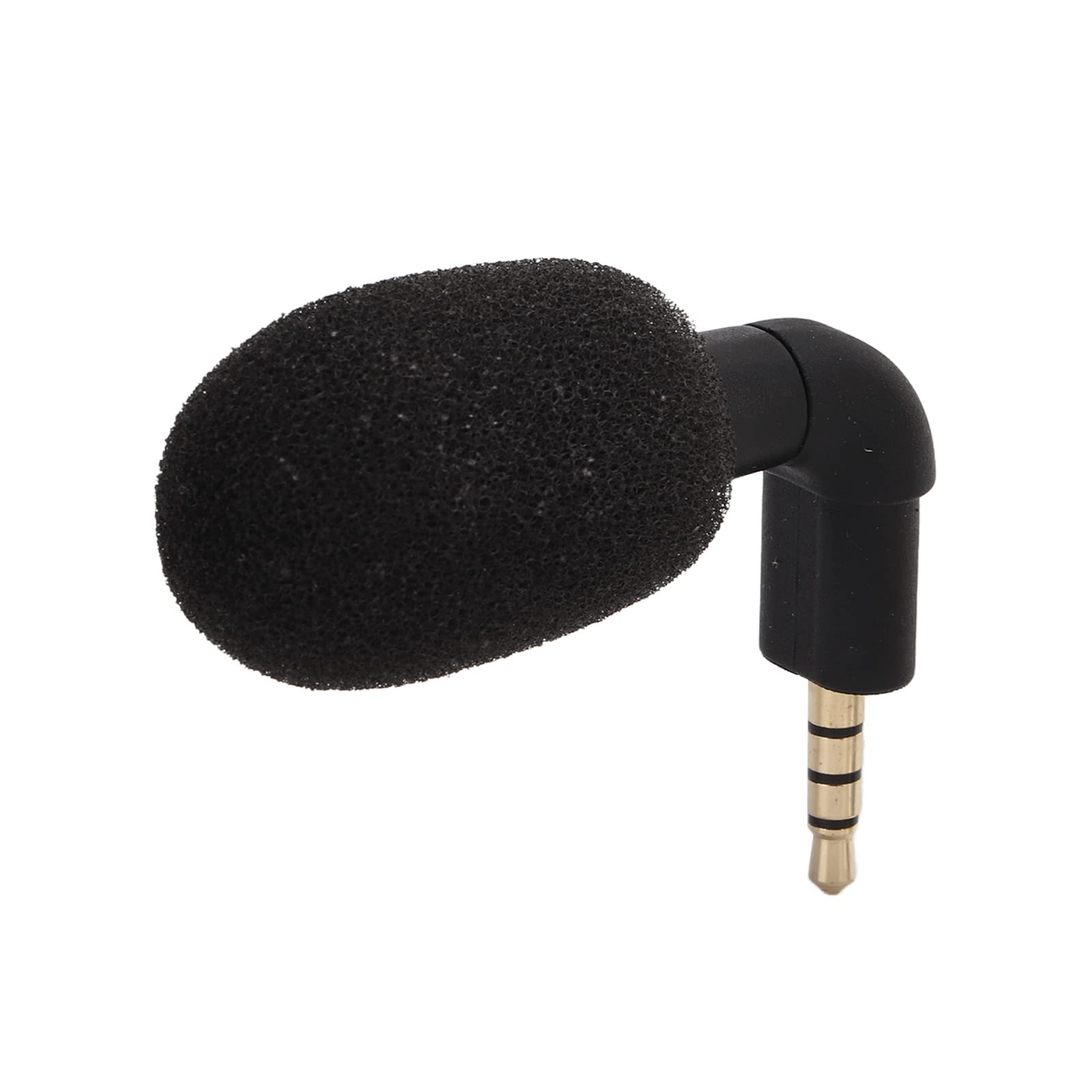 Przenośny mały mikrofon, mini wielokierunkowy mikrofon jack 3,5 mm z radiem przestrzennym 360°, odpowiedni do standardowego zestawu słuchawkowego TRRS CTIA 3,5 mm