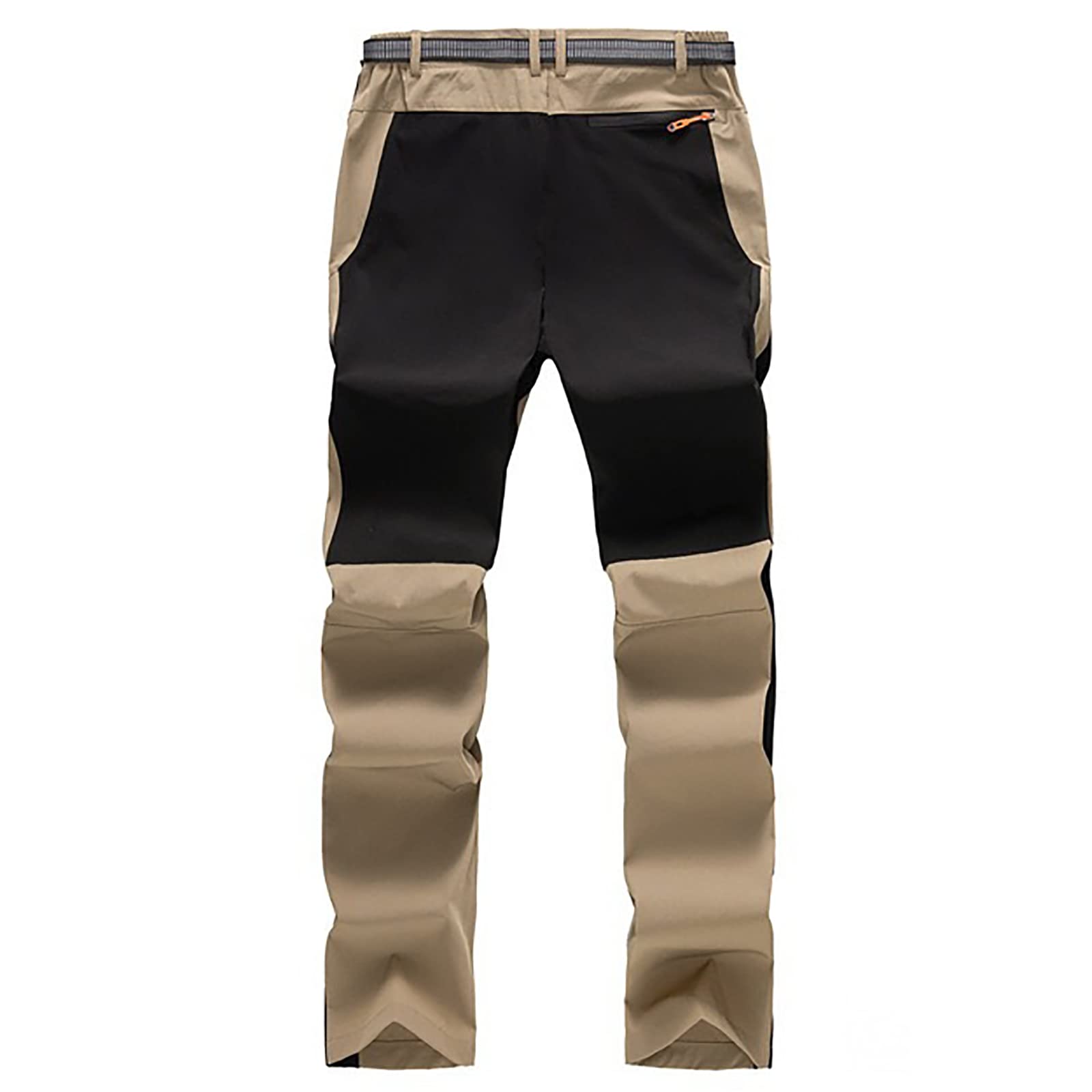Pantalon Senderismo Montaña Hombres Secado Rápido Impermeable Pantalones Trekking Escalada Transpirables Ligeros(Size:4XL,Color:Gris)