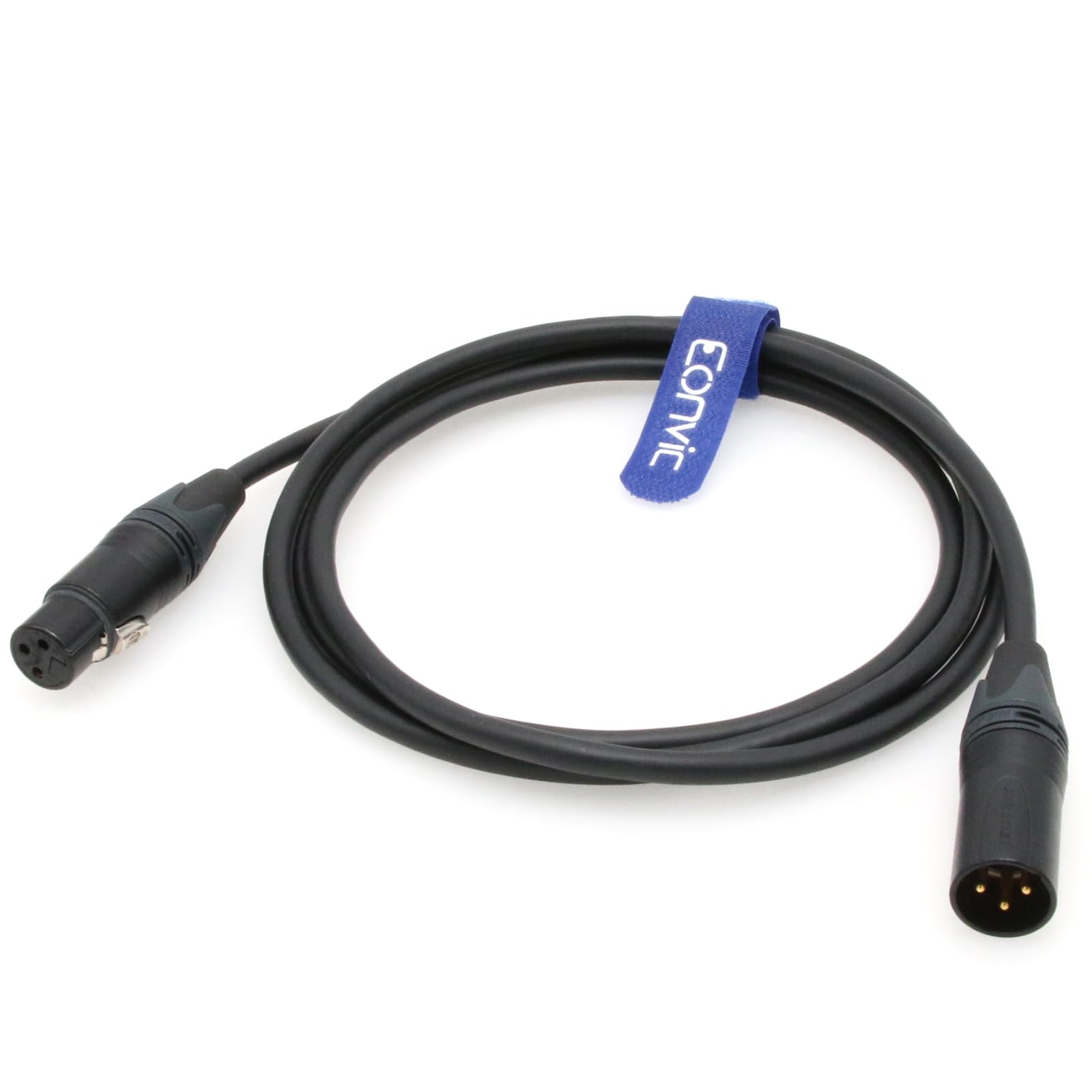 Eonvic 3-Pin XLR Male to Female 24V DC Power Cable for Cameras
